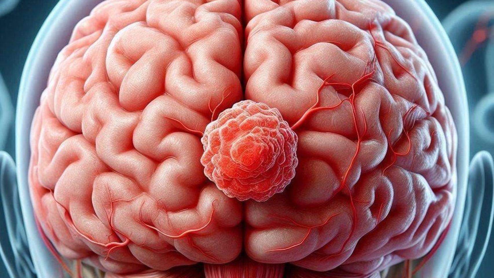 Ilustración del cerebro humano