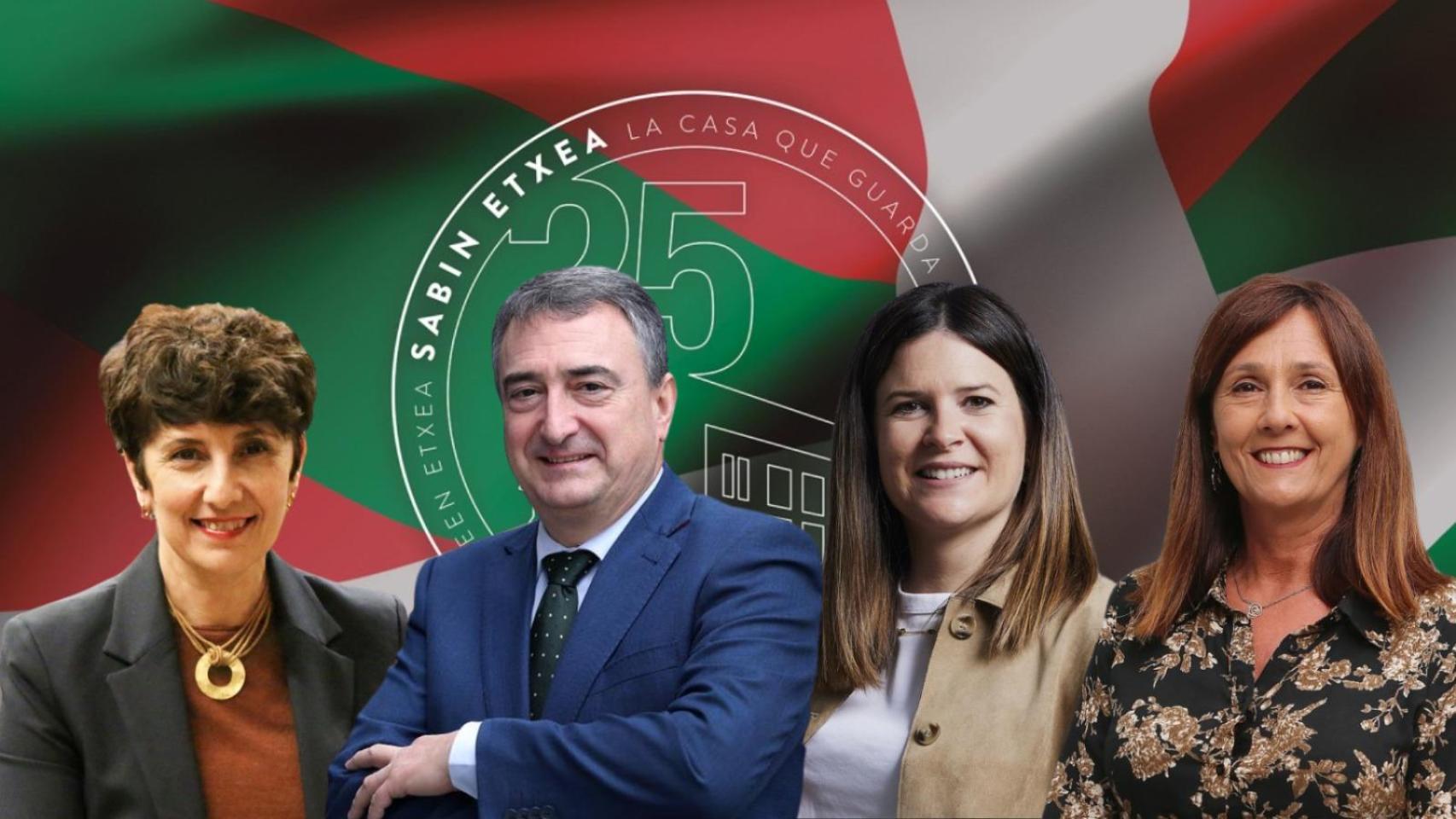 Maribel Vaquero, Aitor Esteban, Maitane Ipiñazar y Nerea Renteria / CV