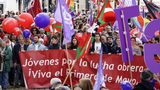 Manifestaciones del 1 de mayo en Euskadi: horario, recorrido y cortes de tráfico