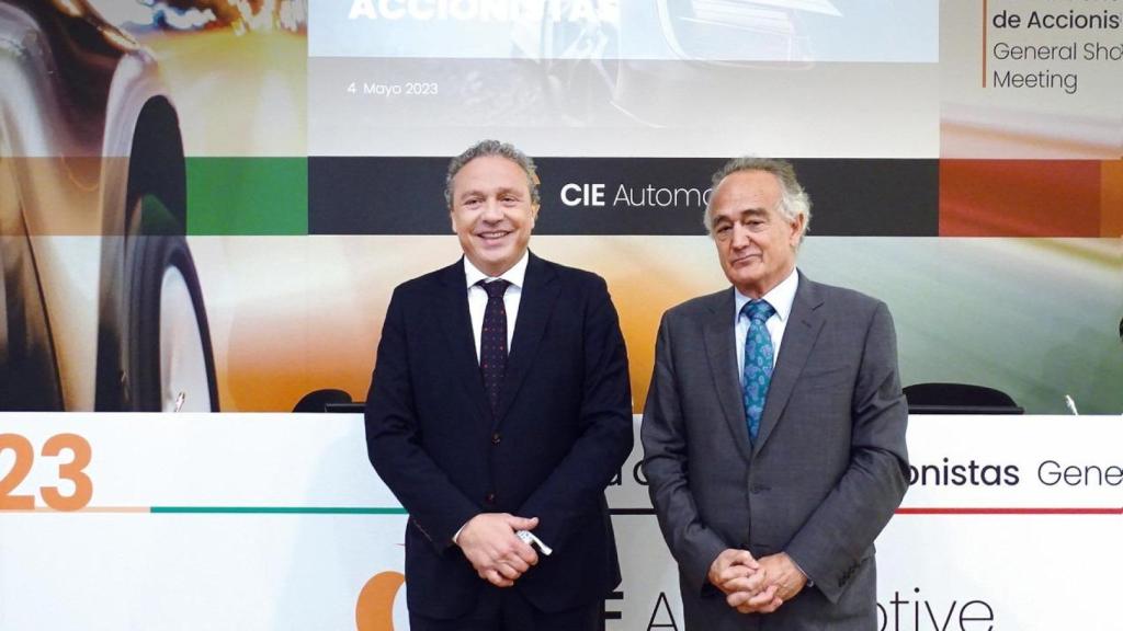 Antón Pradera y Jesús María Herrera, de CIE Automotive / E Press