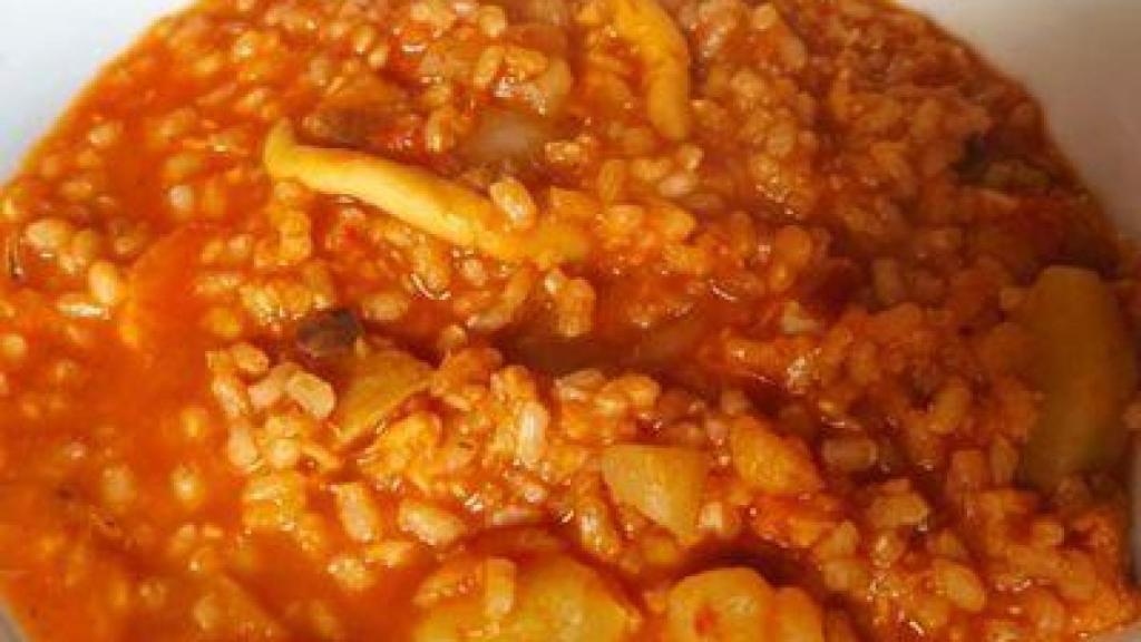 Arroz caldoso.