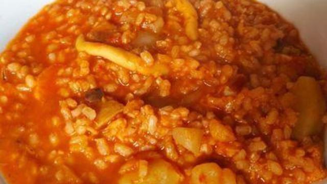 Arroz caldoso.