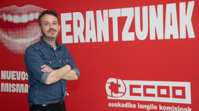 Santi Martínez, secretario general de CCOO Euskadi
