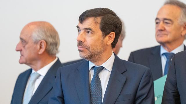 Antón Arriola, de Kutxabank, en la presentación de la nueva fundación de Iñigo Urkullu / Iñaki Berasaluce Europa Press