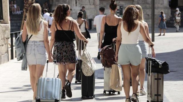 Imagen de archivo de turistas