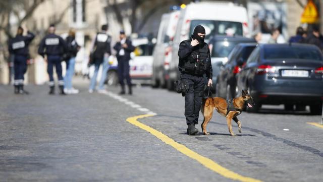 La policía, durante una intervención.