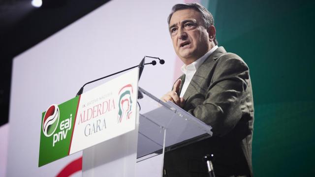 Aitor Esteban, el día que fue elegido como presidente del PNV.