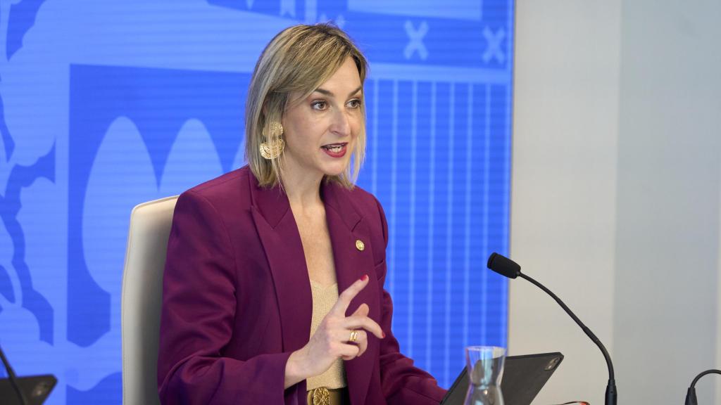 La portavoz del Gobierno vasco, María Ubarretxena