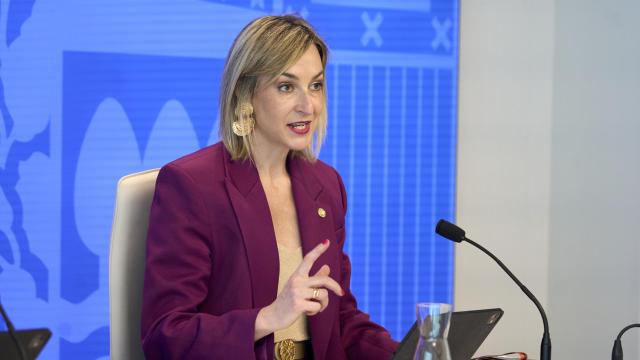 La portavoz del Gobierno vasco, María Ubarretxena