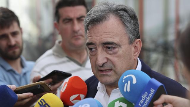 El presidente del PNV, Aitor Esteban