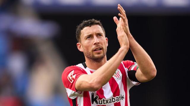 De Marcos, durante su etapa como jugador del Athletic Club.
