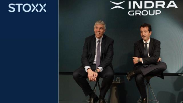Indra se estrena en el Stoxx 600 situándose entre las diez firmas más alcistas