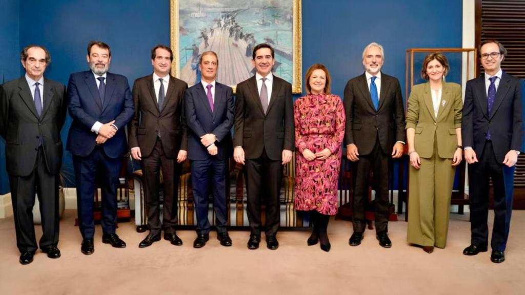 Reunión del presidente de BBVA, Carlos Torres, con agentes empresariales vascos