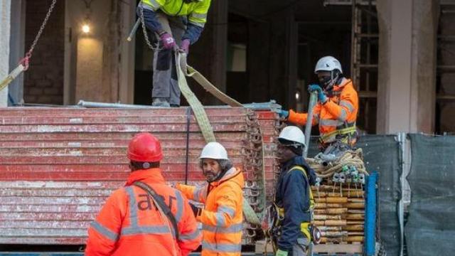 Trabajadores del sector de la construcción