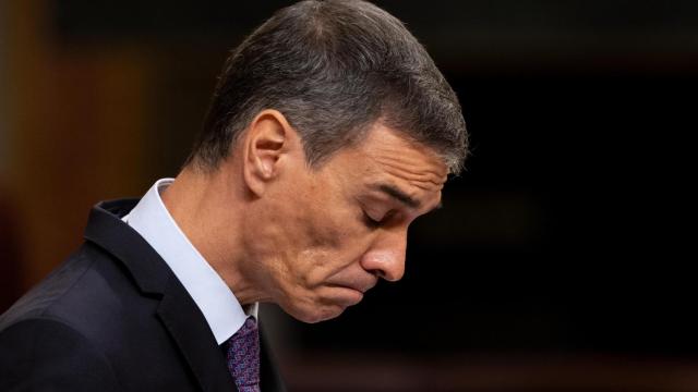 El presidente del Gobierno, Pedro Sánchez, en el Congreso / Europa Press