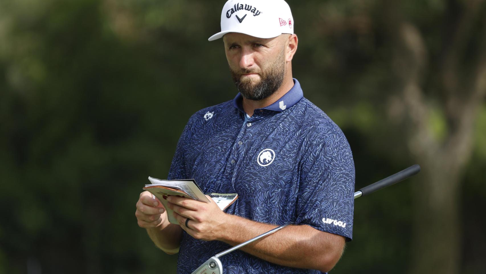 Jon Rahm en el campo de Valderrama en San Roque (Cádiz), EFE/A.Carrasco Ragel.