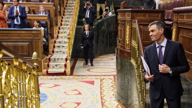El presidente del Gobierno, Pedro Sánchez, en el Congreso /  Jesús Hellín / Europa Press