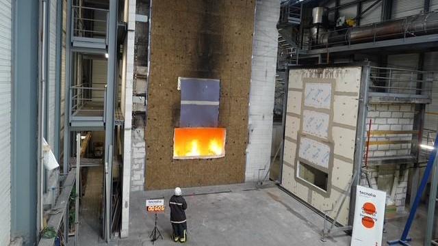 Tecnalia logra la acreditación para ensayos de fuego a gran escala para los mercados internacionales