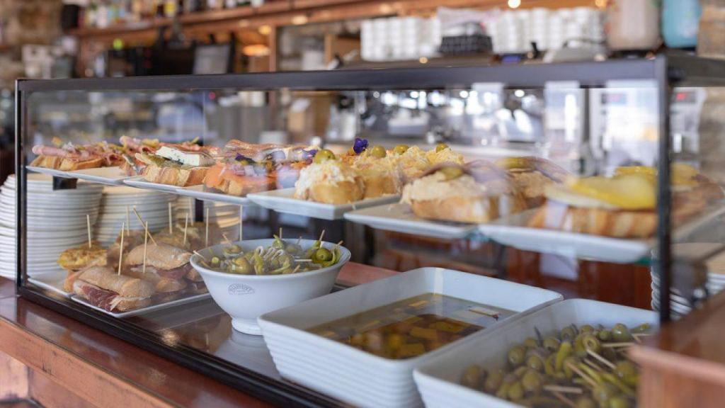 Pinchos del bar de Arguiñano.