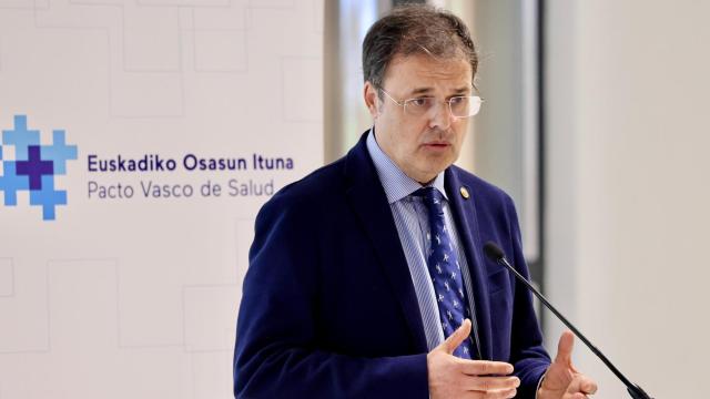 El consejero de Salud del Gobierno vasco, Alberto Martínez