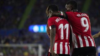 Los hermanos Williams, durante un encuentro con el Athletic Club.