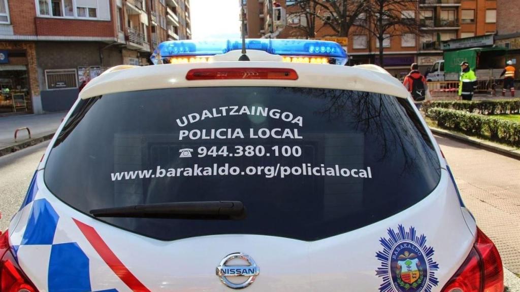 Vehículo de la Policía Municipal de Barakaldo.