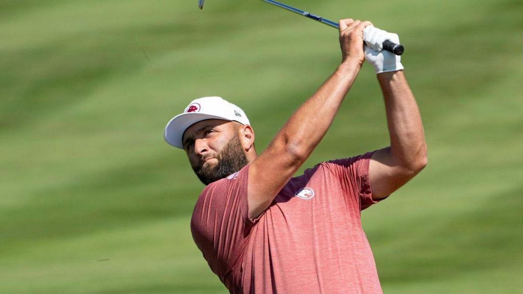 Jon Rahm, durante el LIV Golf de Chicago.