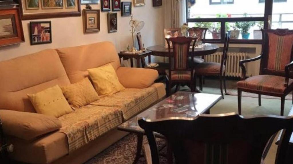 El salón del apartamento.