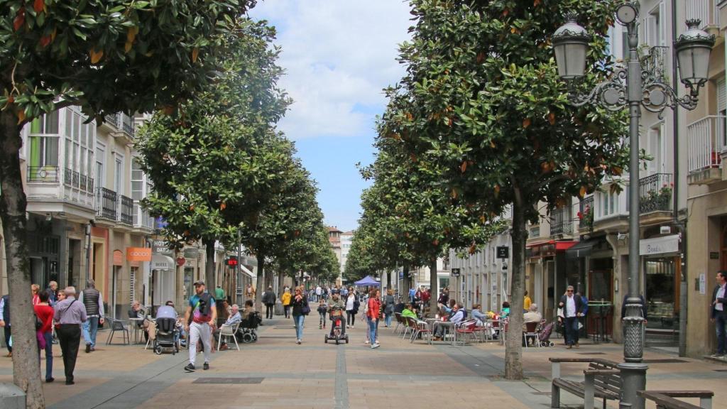 Vista de la calle Dato en Vitoria