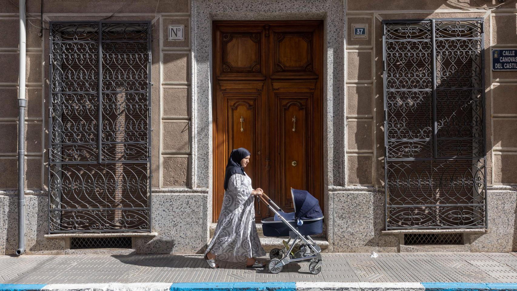 Mujer de origen marroquí