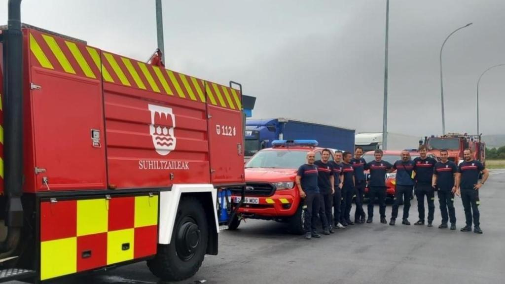 Un grupo de bomberos de Gipuzkoa parte este lunes hacia León para reforzar las labores de extinción de incendios