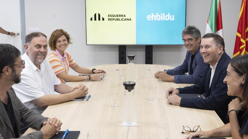 Reunión entre EH Bildu y ERC en San Sebastián