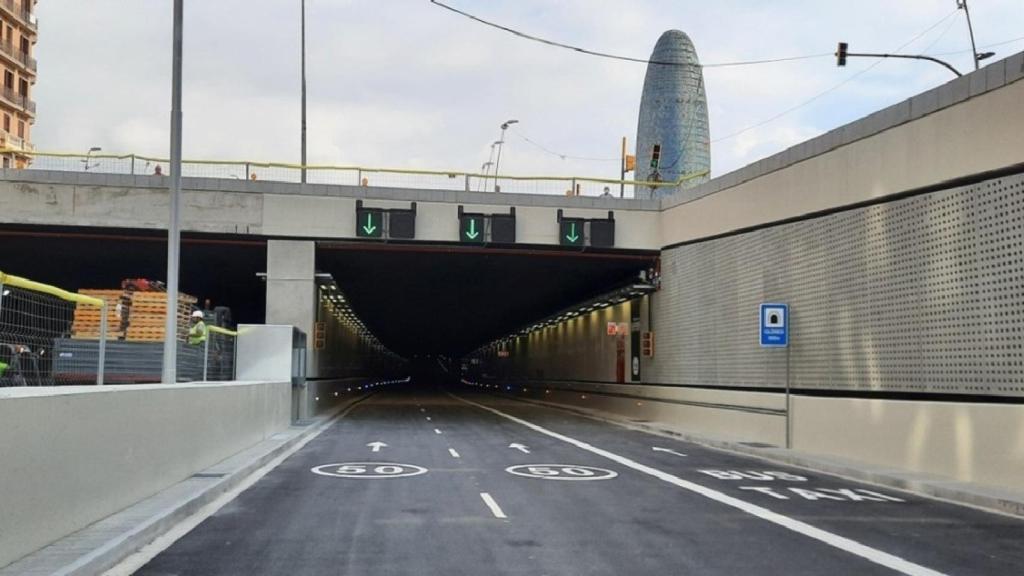 El túnel de las Glòries en una imagen de archivo