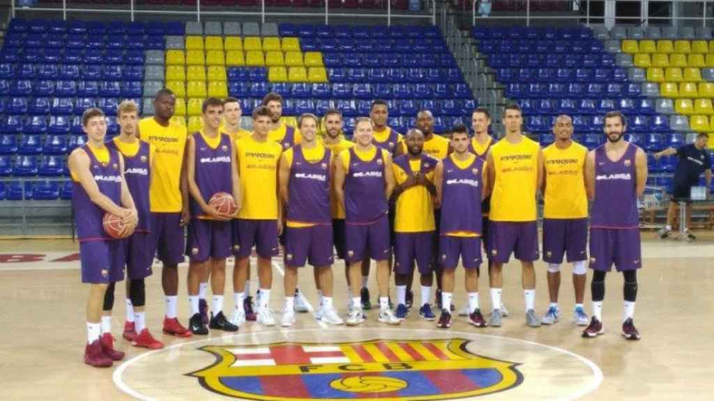 La plantilla del Barça de baloncesto