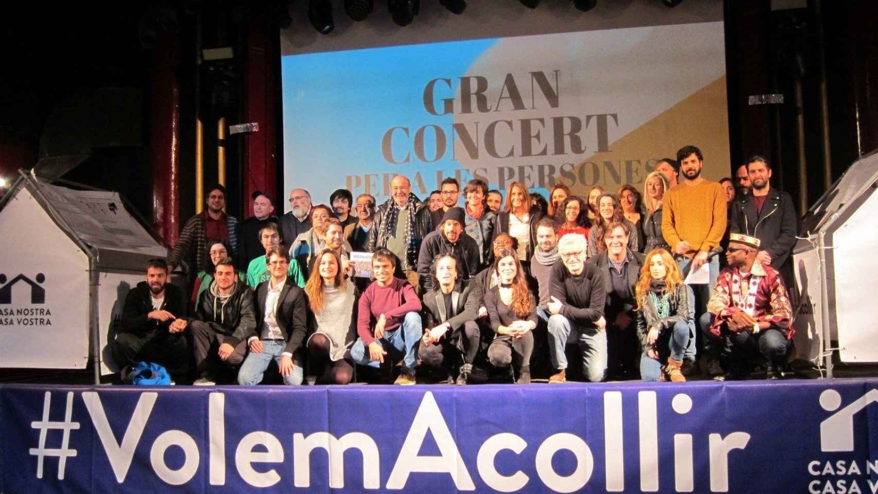 Acto de presentación del concierto Volem acollir / EUROPA PRESS