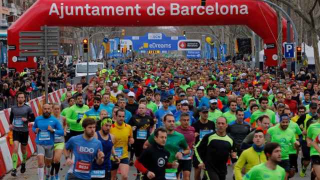 Participantes en la eDreams Mitja Marató de Barcelona