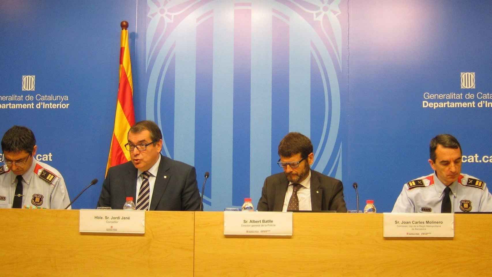 Rueda de prensa del Conseller de Interior / EUROPA PRESS