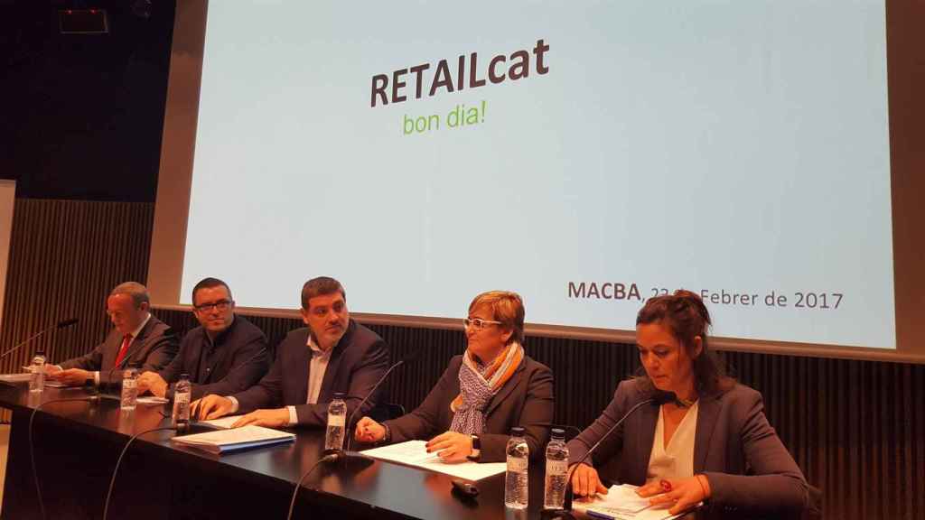 La junta directiva de RetailCat durante su presentación / EUROPA PRESS