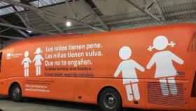 Imagen del polémico autobús de Hazte Oír