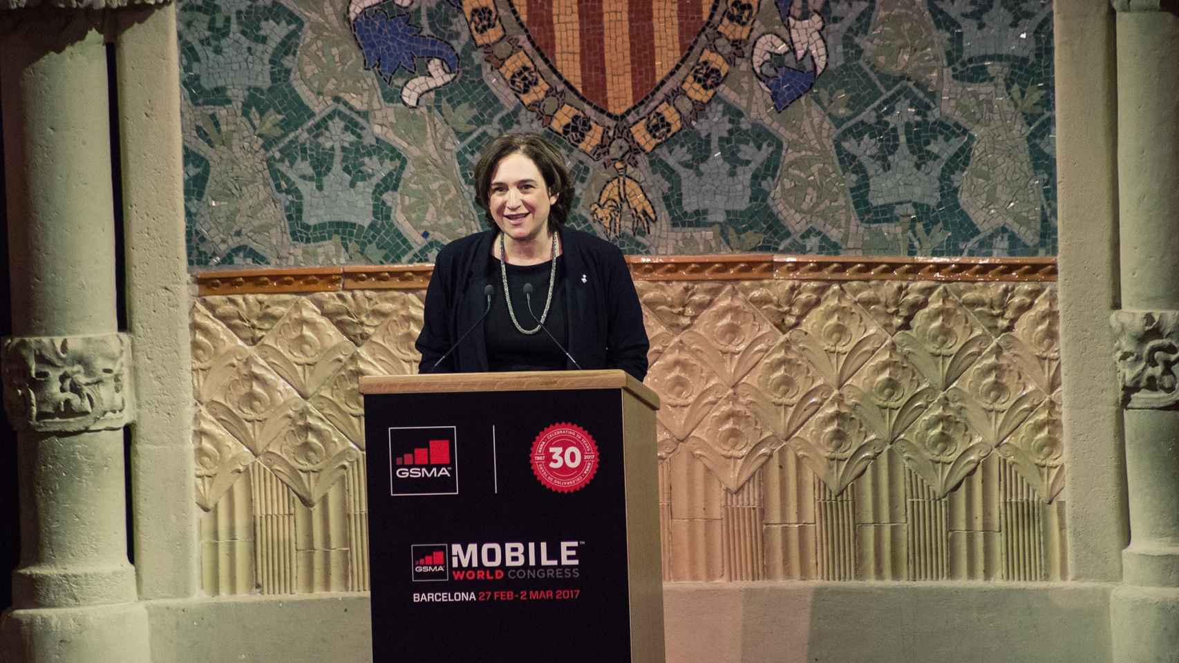 Ada Colau en el Mobile Congress / AJUNTAMENT DE BARCELONA