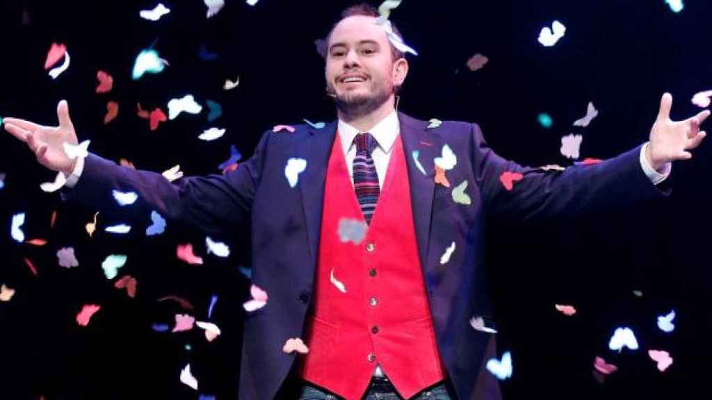Jorge Blass durante uno de sus espectáculos de magia / Chema Moya