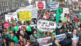 La manifestación del sábado no es la primera que se hace en Barcelona para denunciar los precios del alquiler / @PAHBarcelona