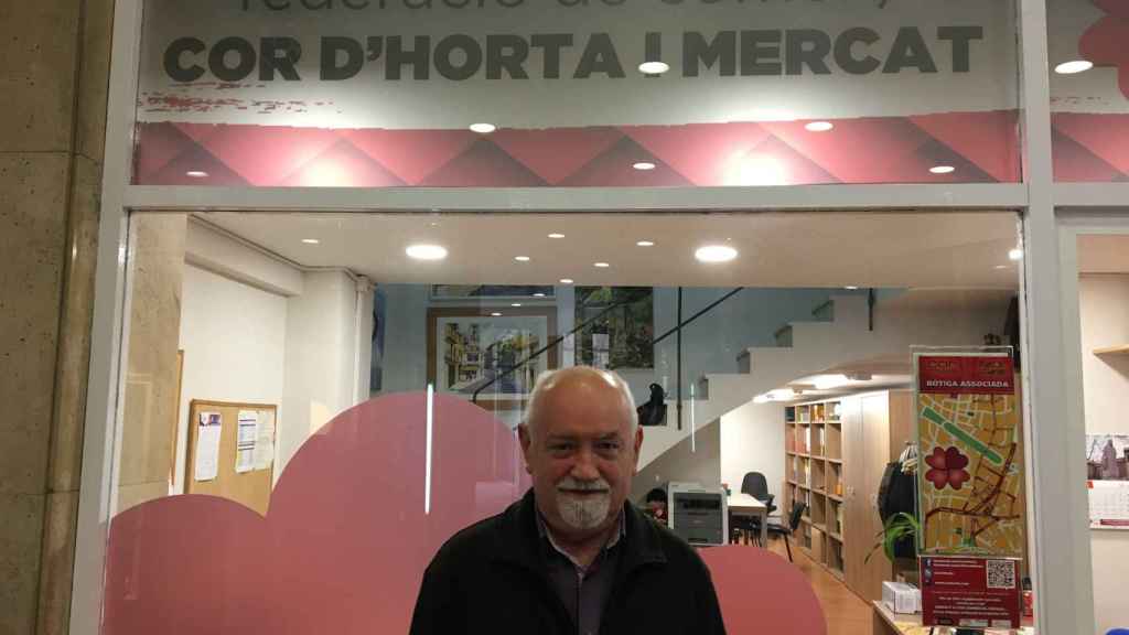 Manuel Arias Lorenzo, presidente de la Federació de Comerç Cor d’Horta i Mercat / P. A.