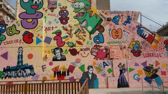 Plaza del Poble Romaní, en el barrio de Gràcia