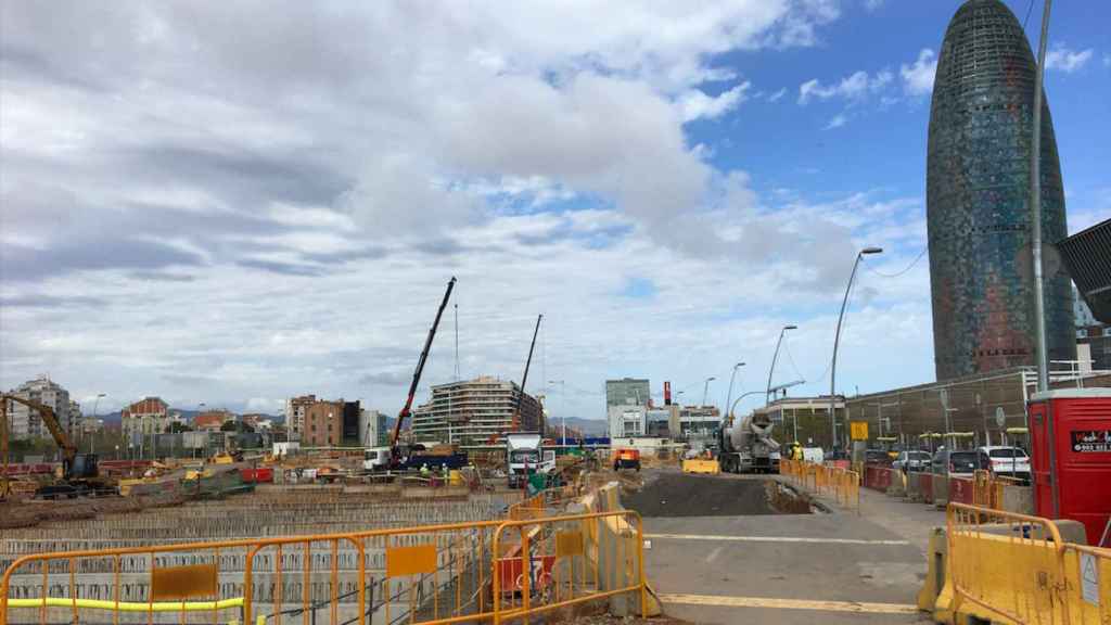 Obras en la Plaça de les Glòries / AM