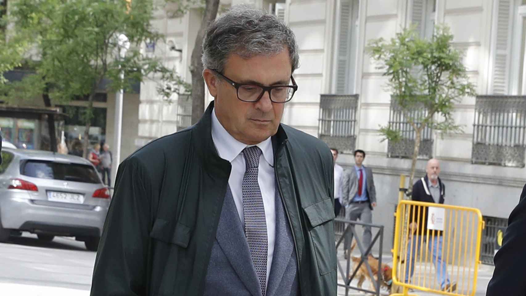 Jordi Pujol Ferrusola, este martes a su llegada a la Audiencia Nacional / EFE