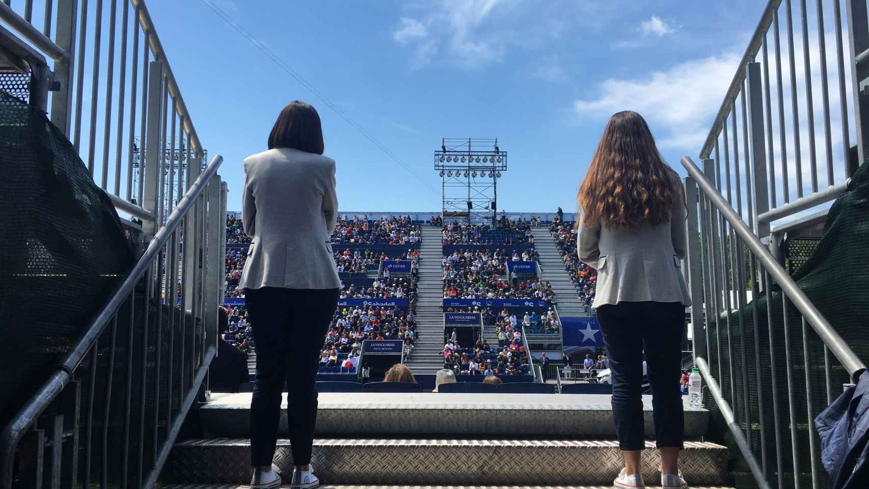 El partido de Andy Murray y Albert Ramos ha sido uno de los platos fuertes de la cuarta jornada del Trofeo Conde de Godó / A.V.