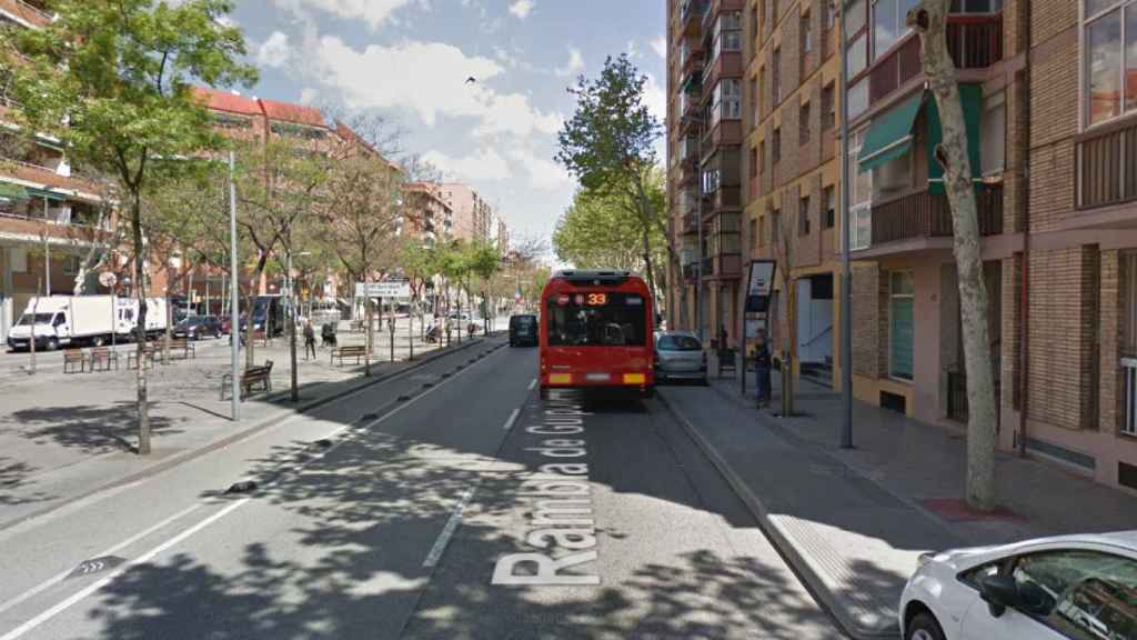 La Rambla de Gipúscoa, a la altura de donde se ha producido el accidente / GOOGLE MAPS