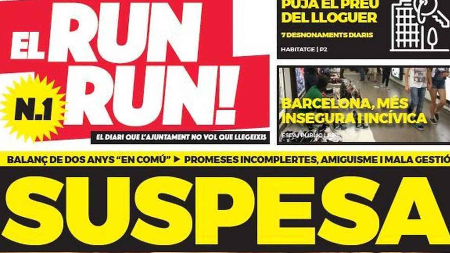 Portada de 'El Run Run! del PDeCAT-