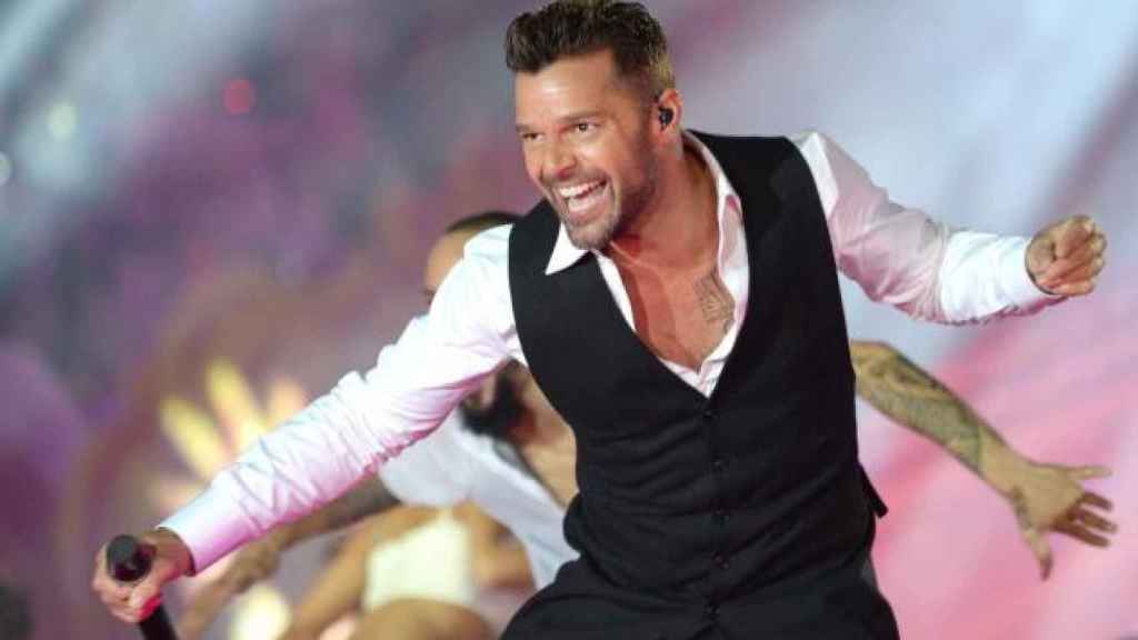 Ricky Martin durante un concierto